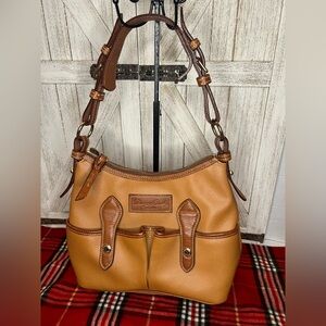 Dooney and Burke Brown Leather Shoulder Bag